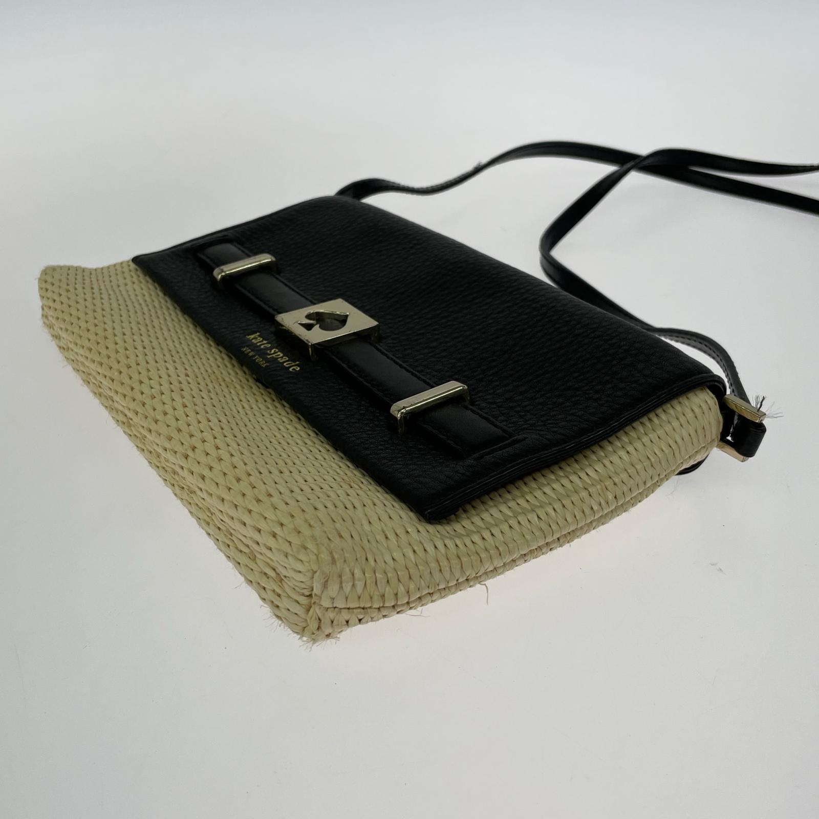 ショルダーバッグ kate spade new york ツイストロックショルダーバッグ ブラック×ホワイト
