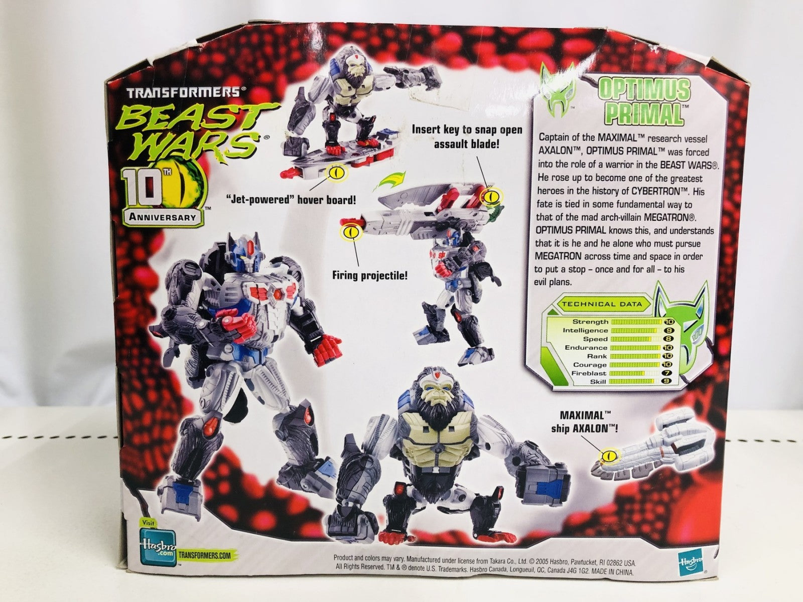 トランスフォーマー オプティマスプライマル 10th フィギュア/グッズ