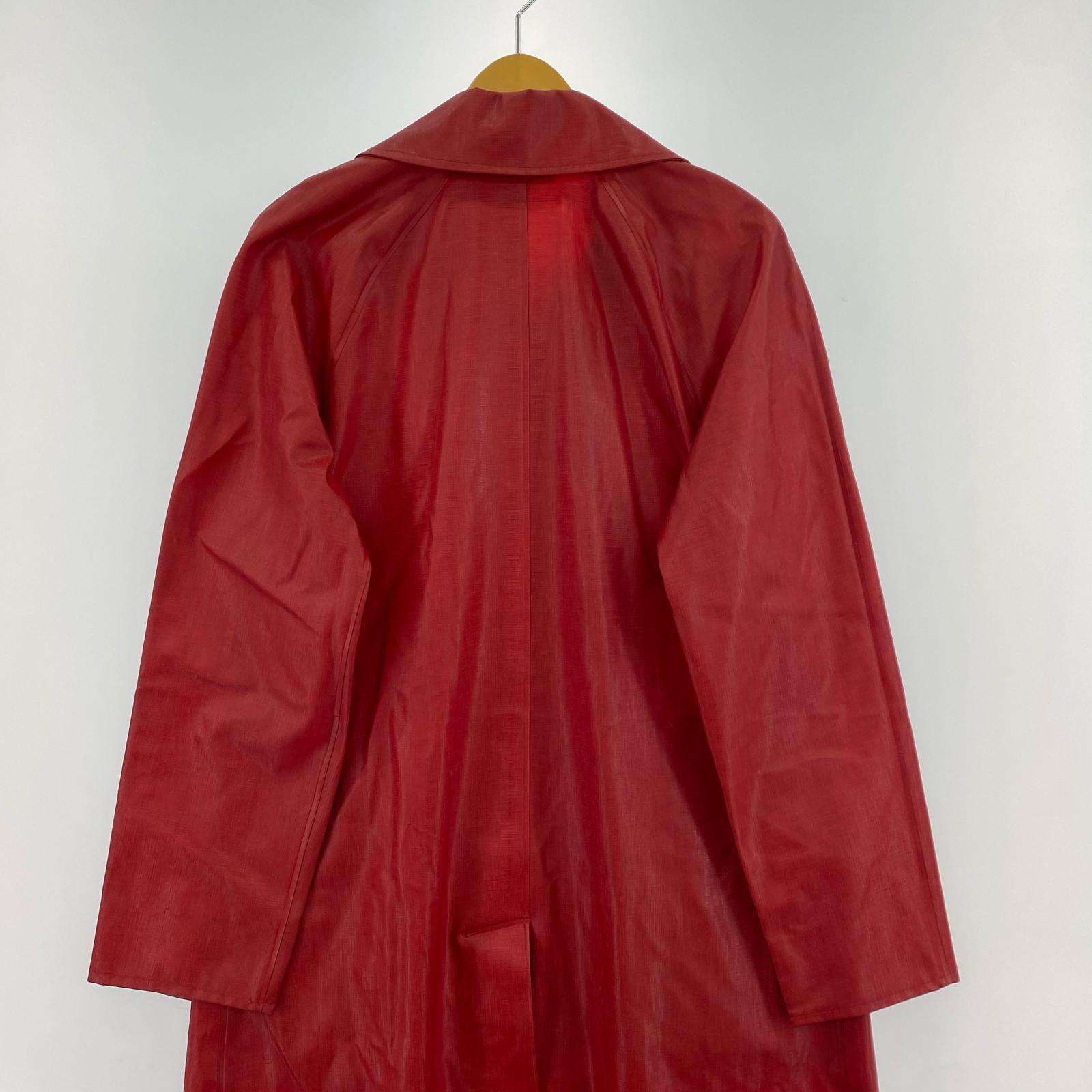 ジャケット コーティングレインコート RED (M) M レッド
