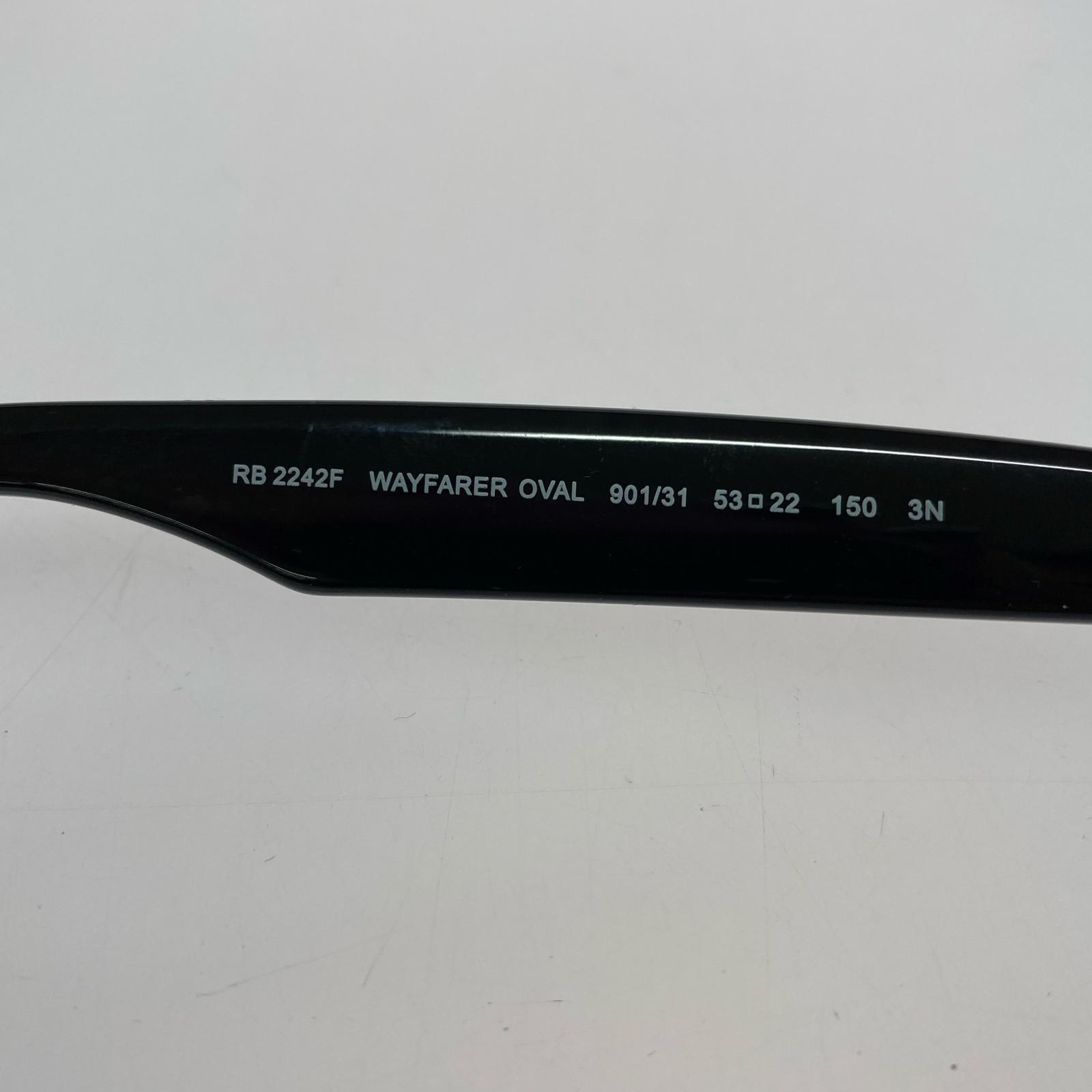 その他アクセサリー RB 2242F WAYFARER OVAL 黒 ブラック
