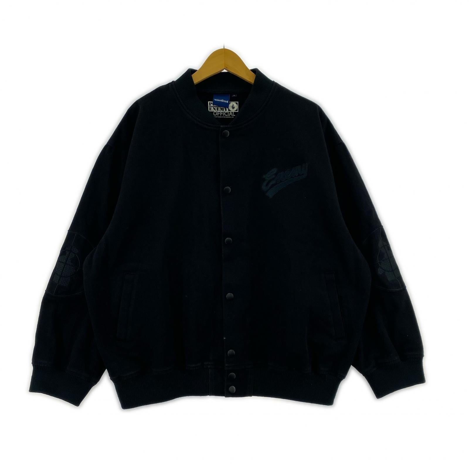 ブルゾン INTERBREED×PUBLIC ENEMY スタジャン BLK