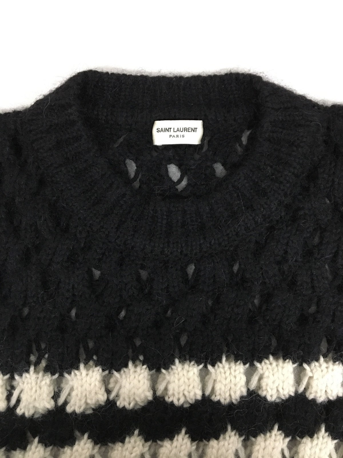 SAINT LAURENT 18AW アルパカ混モヘアニット (L)