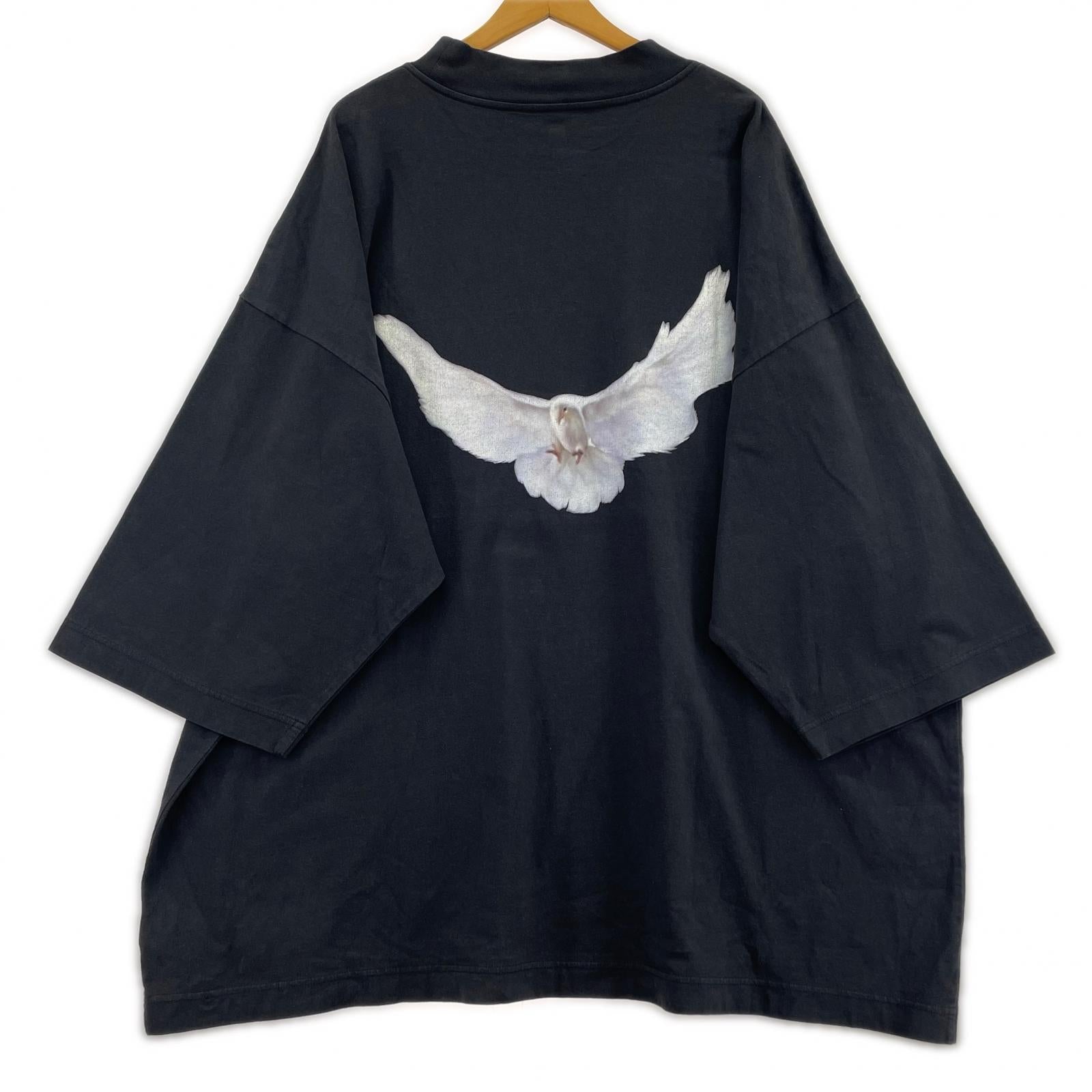 半袖Tシャツ YEEZY GAP バックプリントTee 黒 L L ブラック