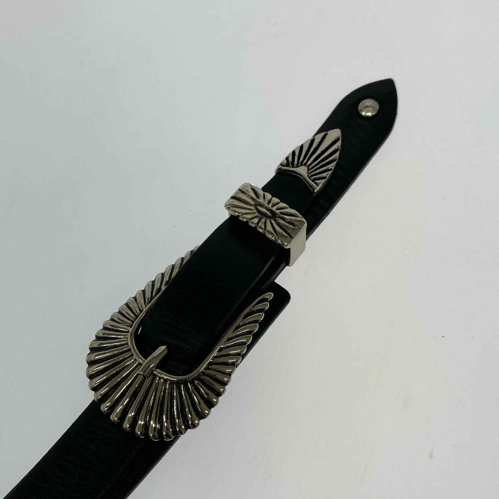 その他アクセサリー Leather Nylon Belt With Keyring ブラック