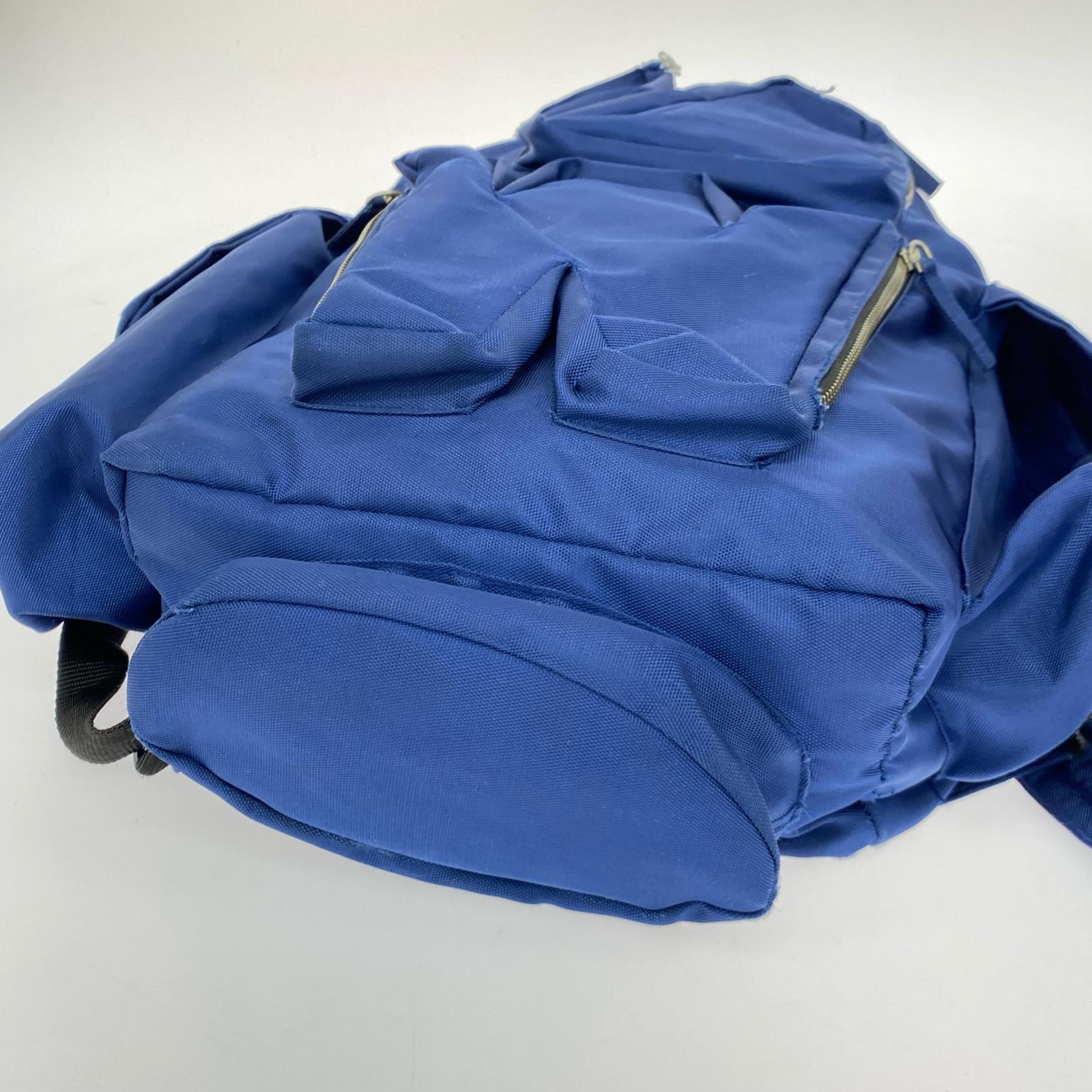 リュック・デイパック WALTER VAN BEIRENDONCK 10AW ロケットバッグ ブルー ブルー
