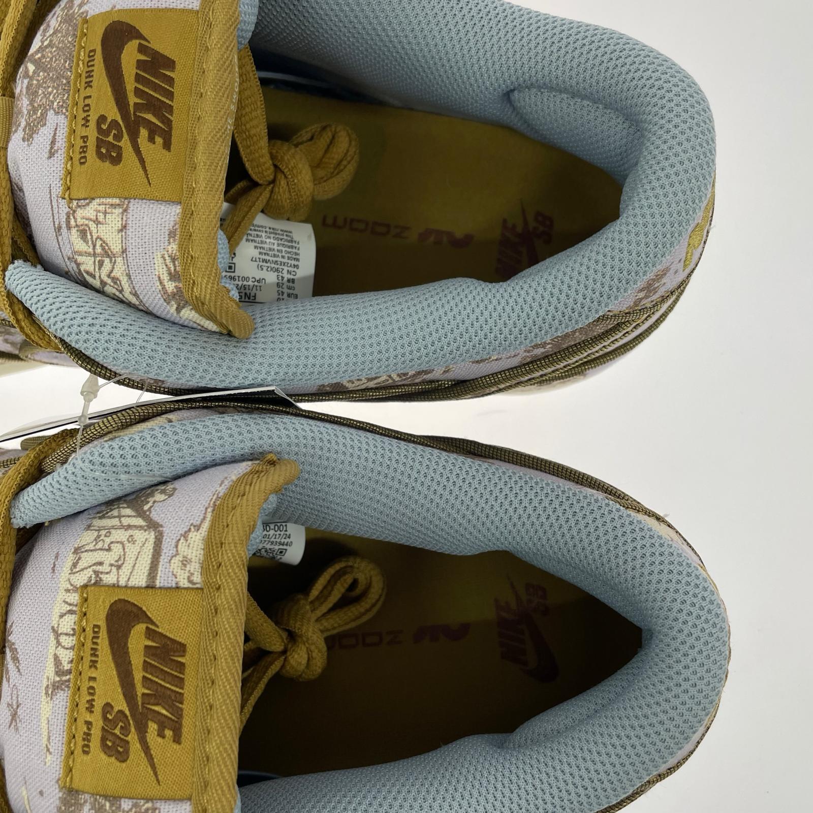 スニーカー NIKE SB SB DUNK LOW PRM Toile FN5880-001 (29) 29cm (US11 UK10 1/2 EU48) パープル
