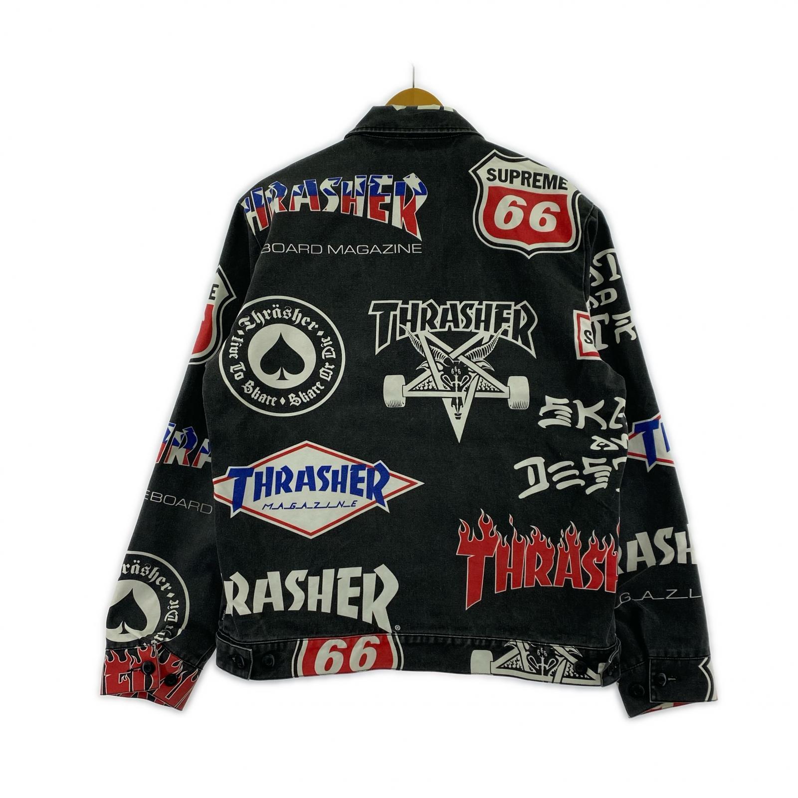 ジャケット 15SS Thrasher Work Jacket M ブラック