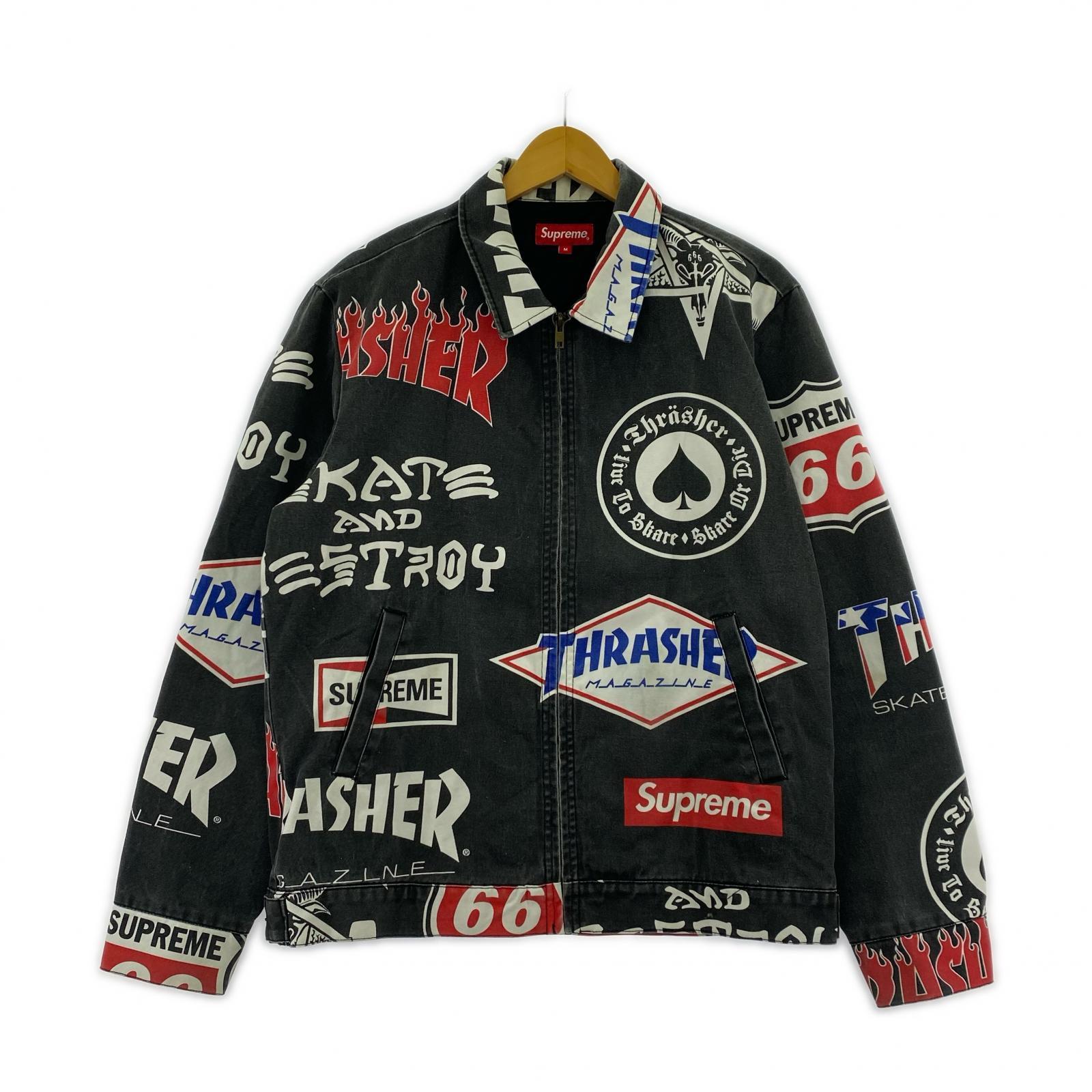 ジャケット 15SS Thrasher Work Jacket M ブラック