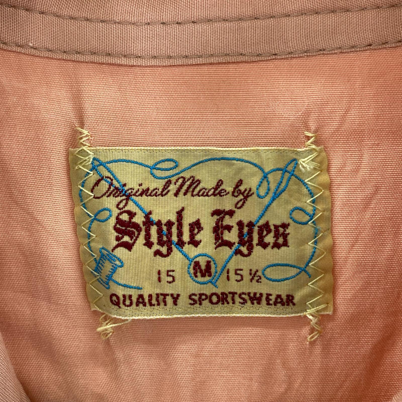 半袖シャツ STYLEEYES レーヨンボーリングシャツ M PNK M