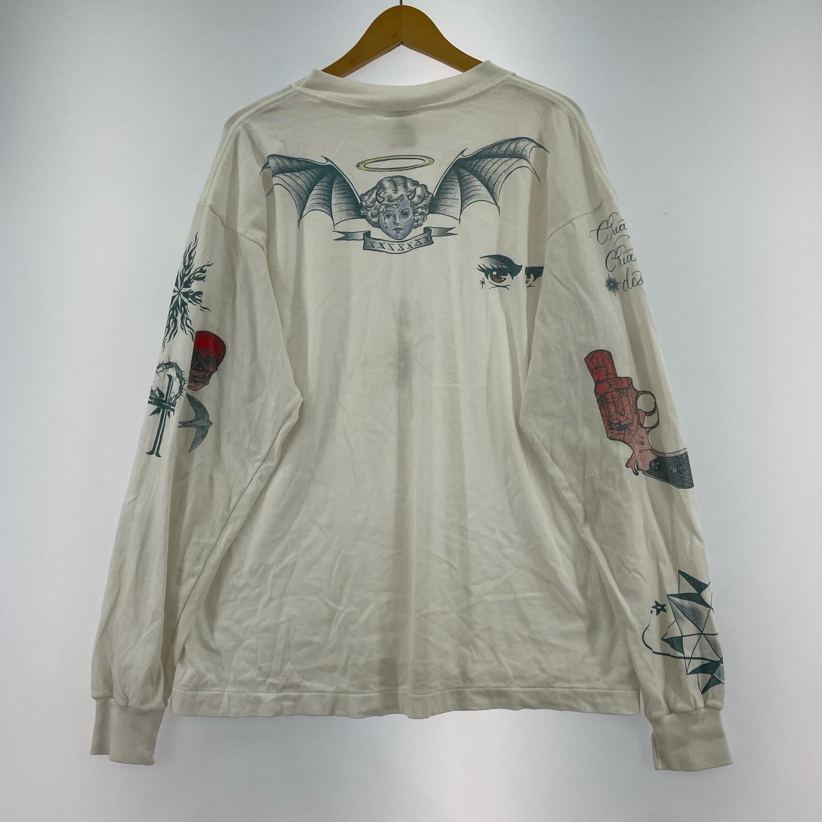 長袖Tシャツ DR.WOO LS Tee M ホワイト