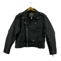 ライダースジャケット FIRST GENUINE LEATHER RIDERS JACKET 42 ブラック