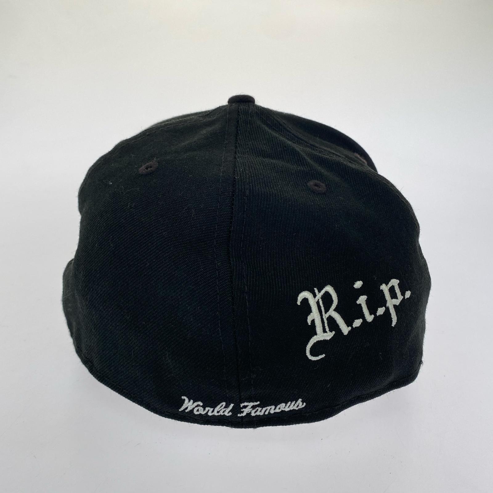 キャップ ×NEW ERA/RIP BOX LOGO/75/8/BLK ブラック