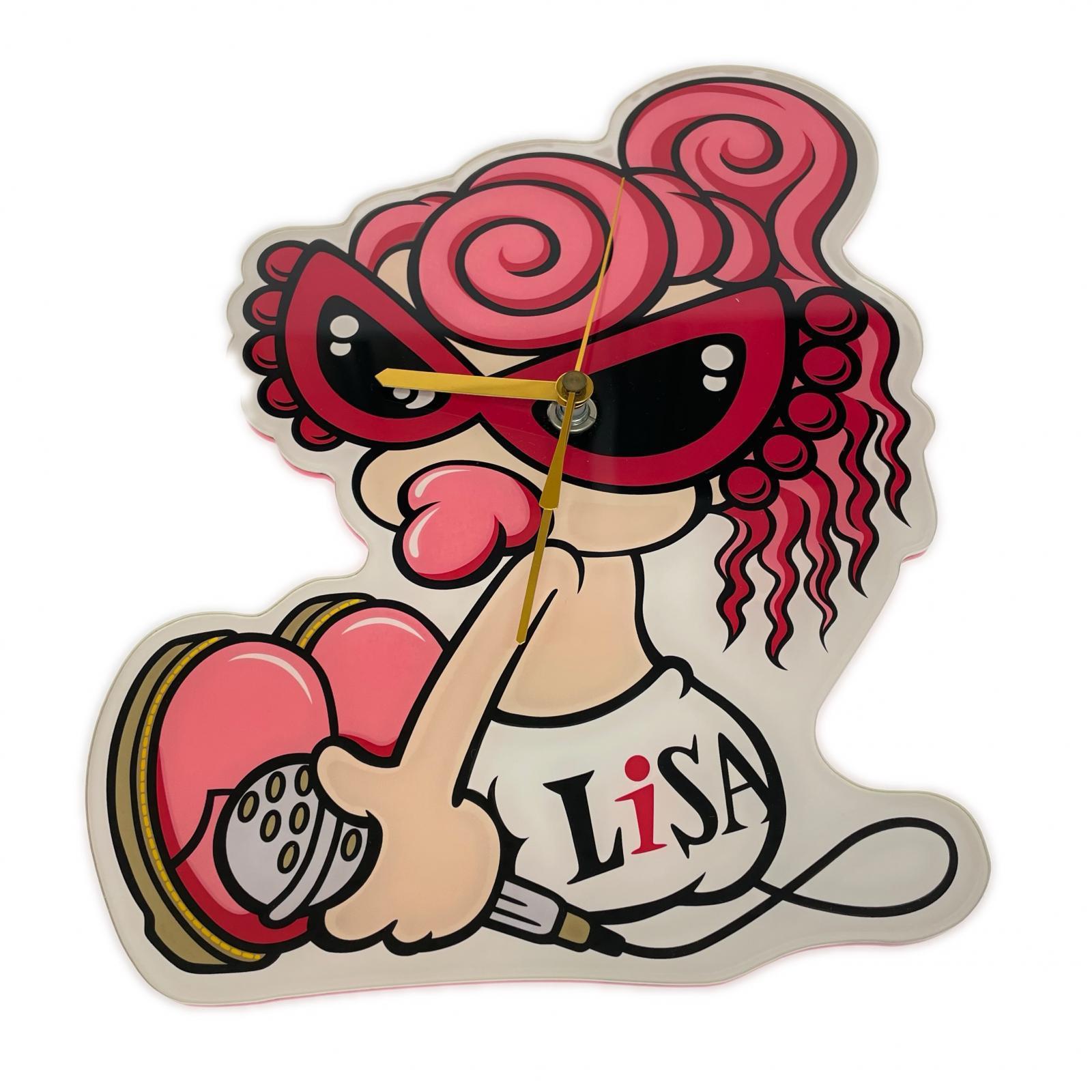 その他アクセサリー LiSAMINI WALL CLOCK ピンク