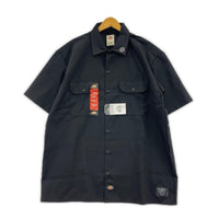 半袖シャツ ×HTC FLOWER STONE WORK SHIRTS L L ブラック
