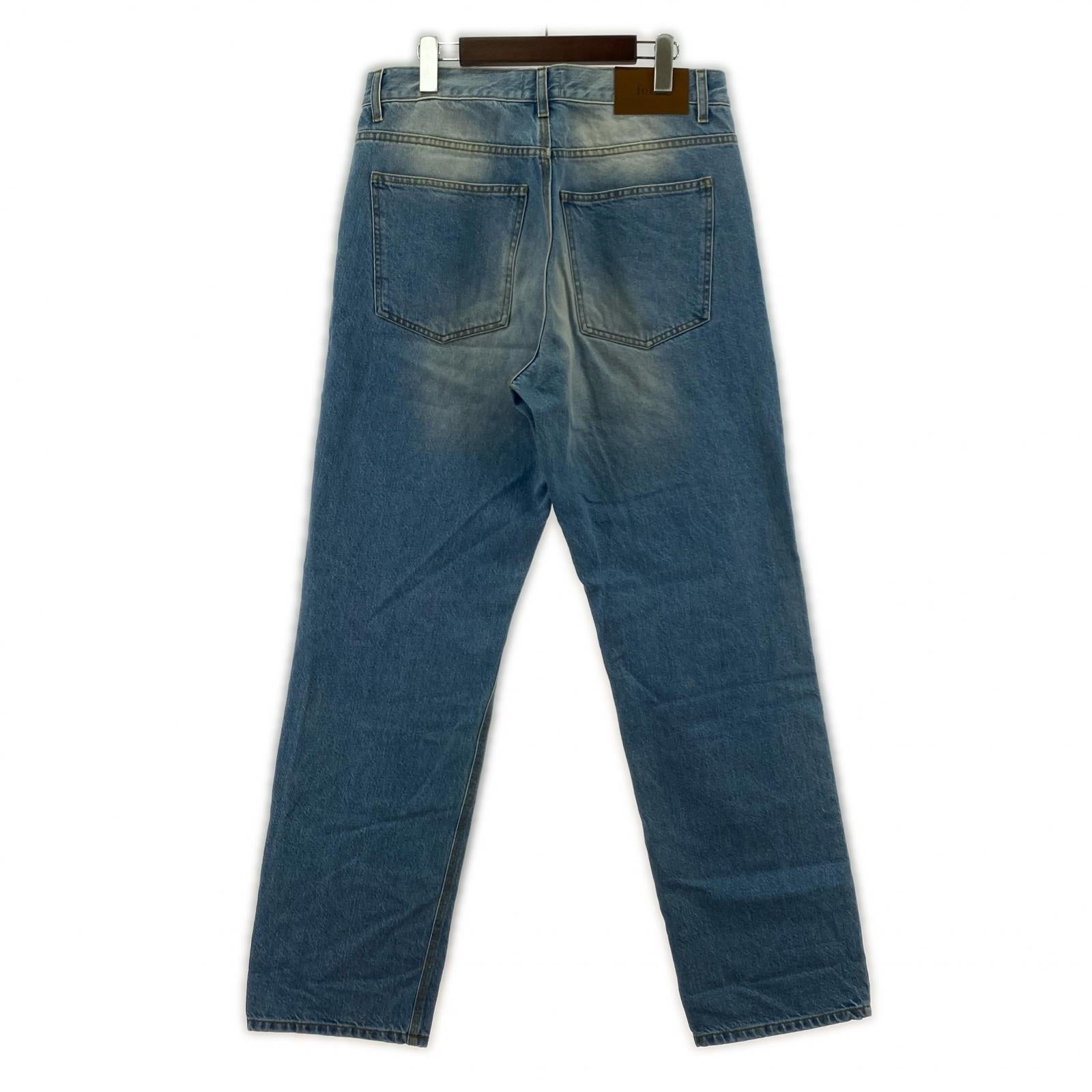 デニムパンツ foret ストレートデニム 32 ブルー