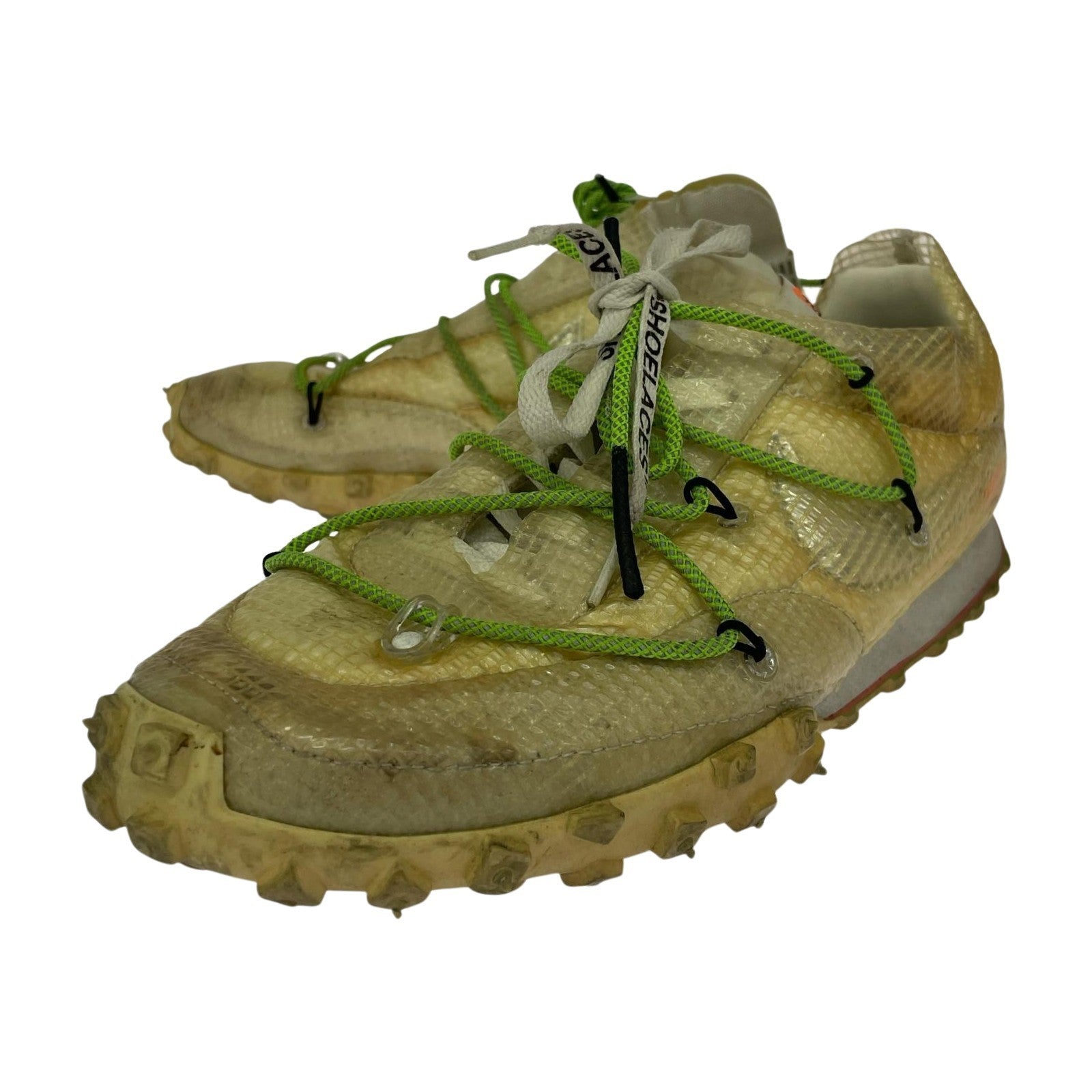 スニーカー OFF-WHITE/W WAFFLE RACER/27.0/CD8180-100 27cm (US9 UK8 1/2 EU44) ベージュ