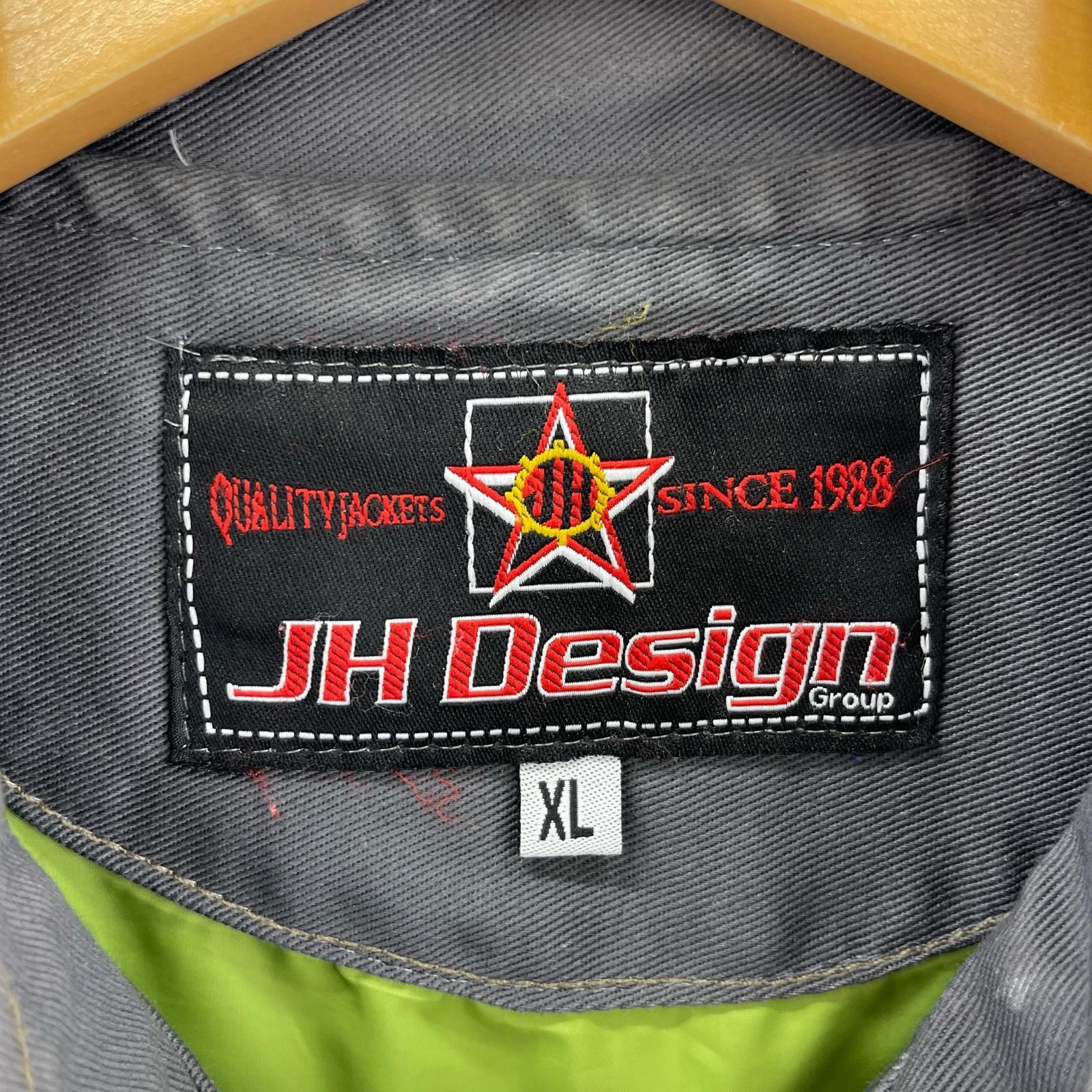 ジャケット JH DESIGN ワッペン刺繍レーシングジャケット パープル