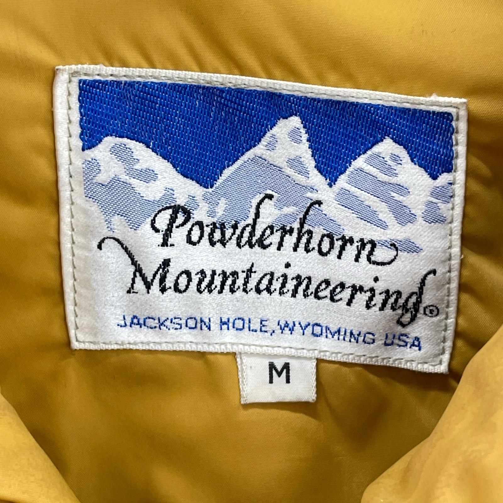 ダウンジャケット powerhorn mountainneering 80s 2wayダウン M M ネイビー