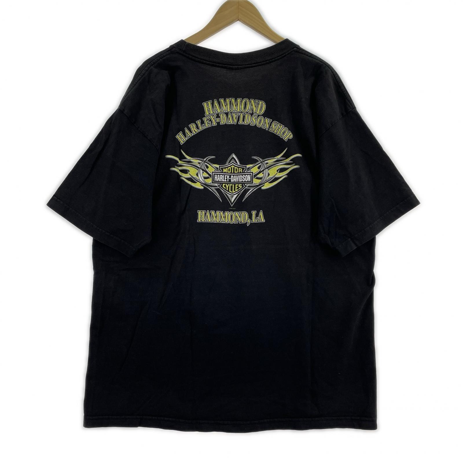 半袖Tシャツ 00s USA製 両面プリントTee 2XL ブラック