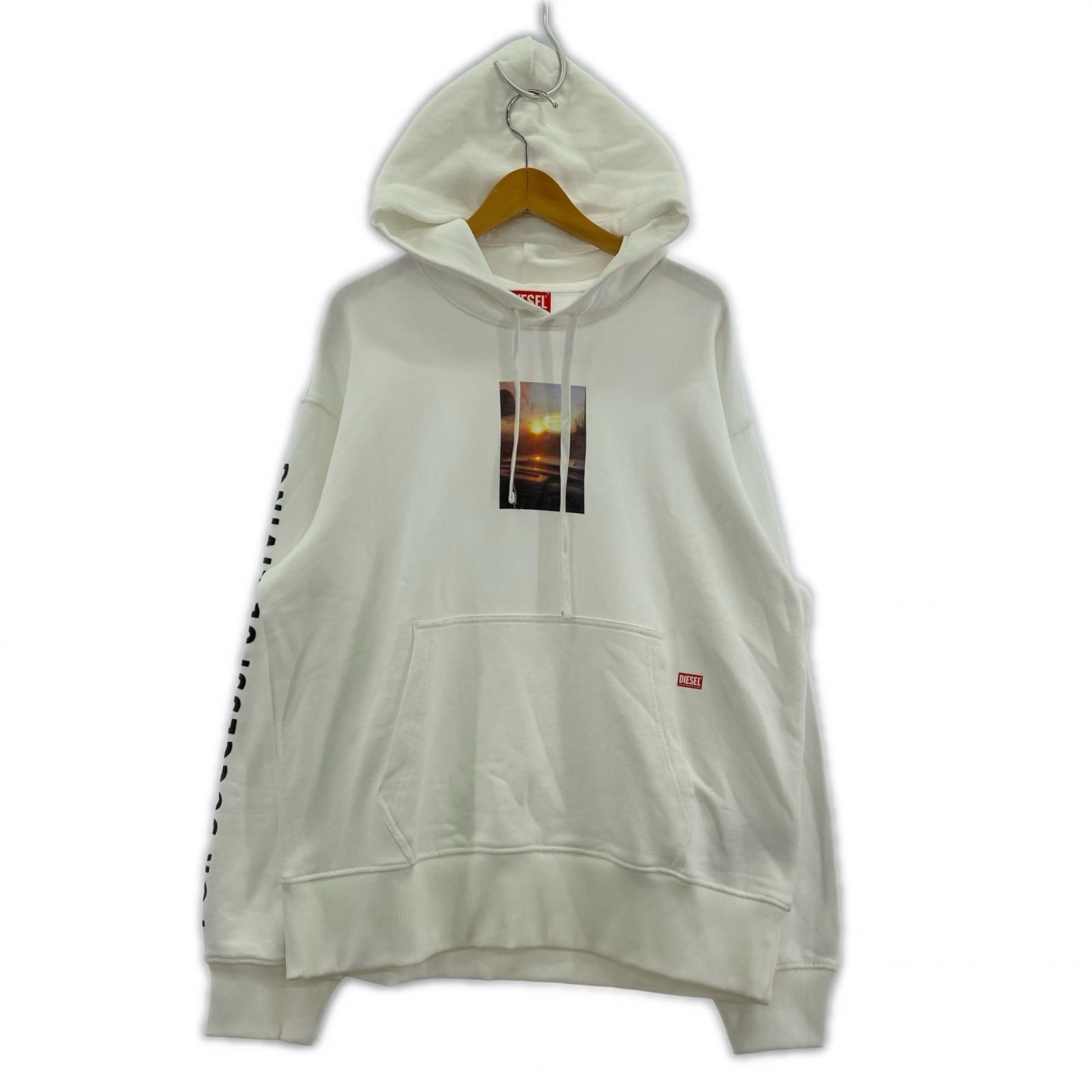 パーカー S-MACS-HOOD-L6 プリントパーカー S ホワイト