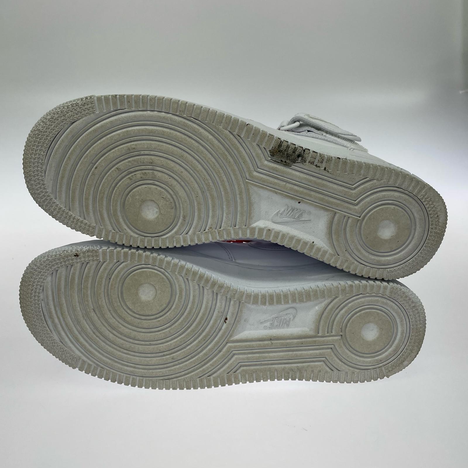 スニーカー × Supreme Air Force 1 Mid WHT 28.5cm (US10 1/2 UK10 EU47) ホワイト