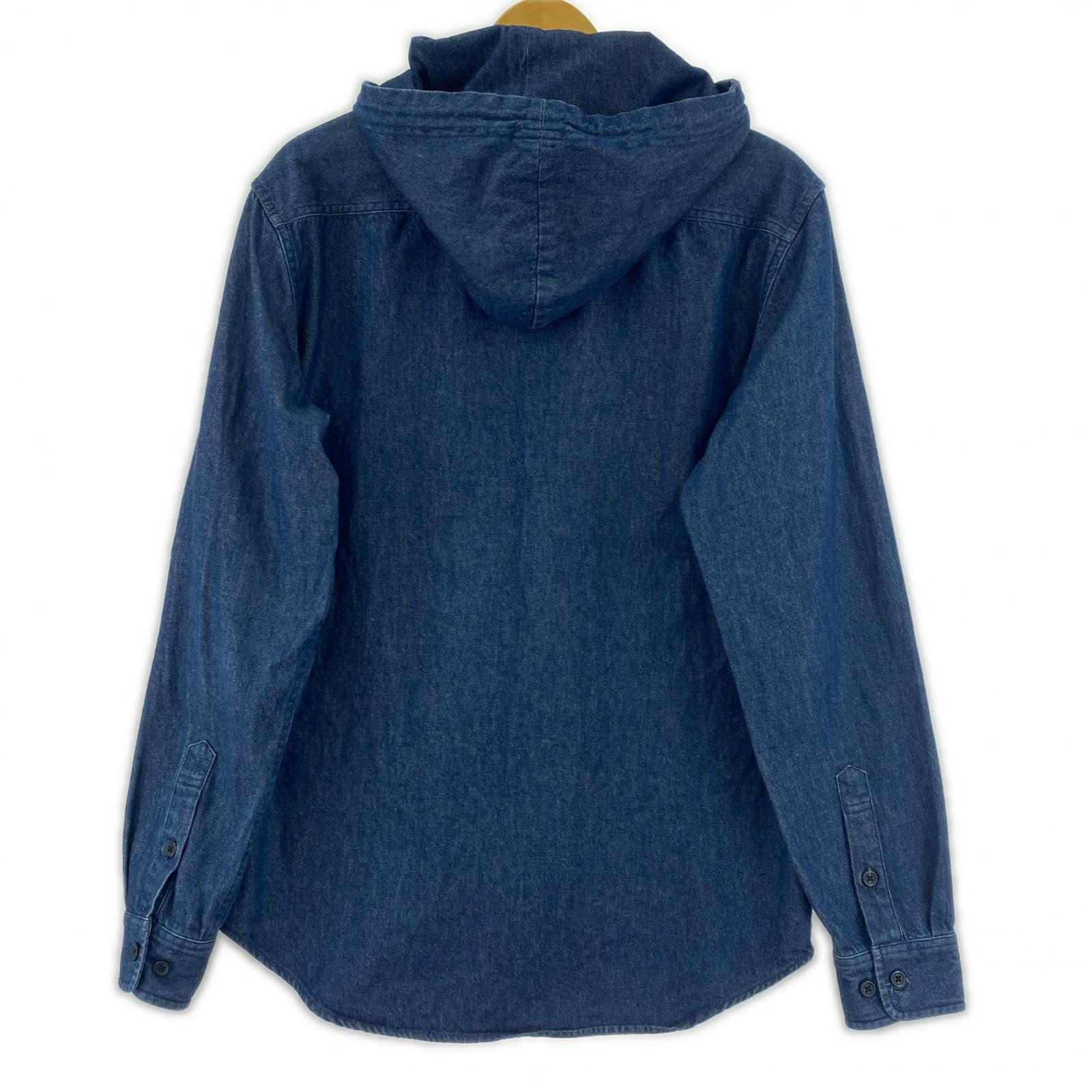 長袖シャツ Hooded Denim Shirt M M