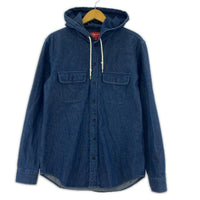 長袖シャツ Hooded Denim Shirt M M