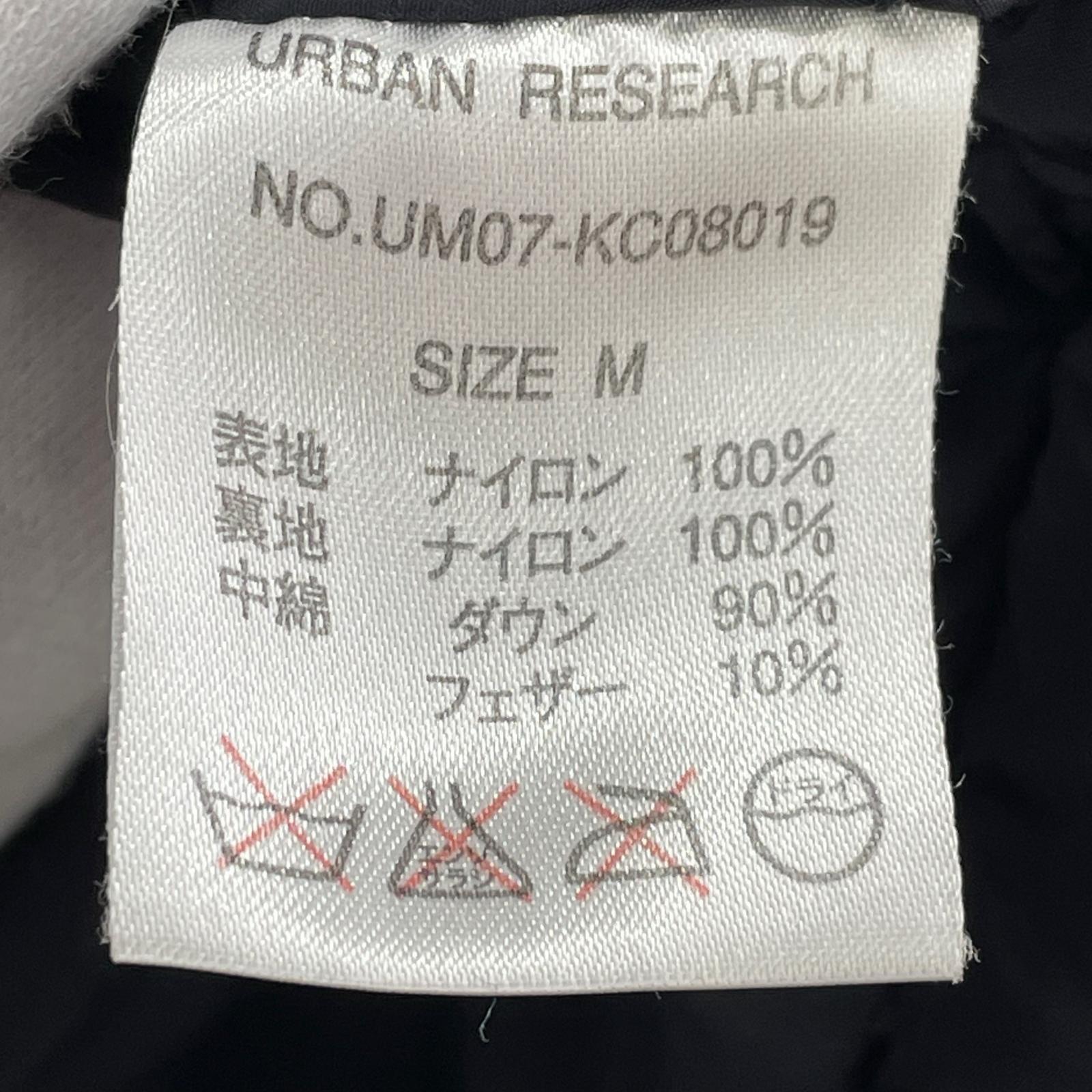 ダウンジャケット ×URBAN RESEACH ダウンジャケット M ブラック