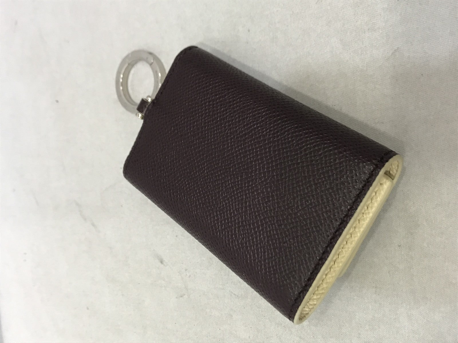 BVLGARI 6連レザーキーケース ブラウン