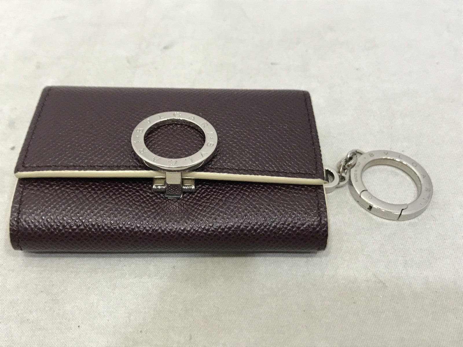 BVLGARI 6連レザーキーケース ブラウン