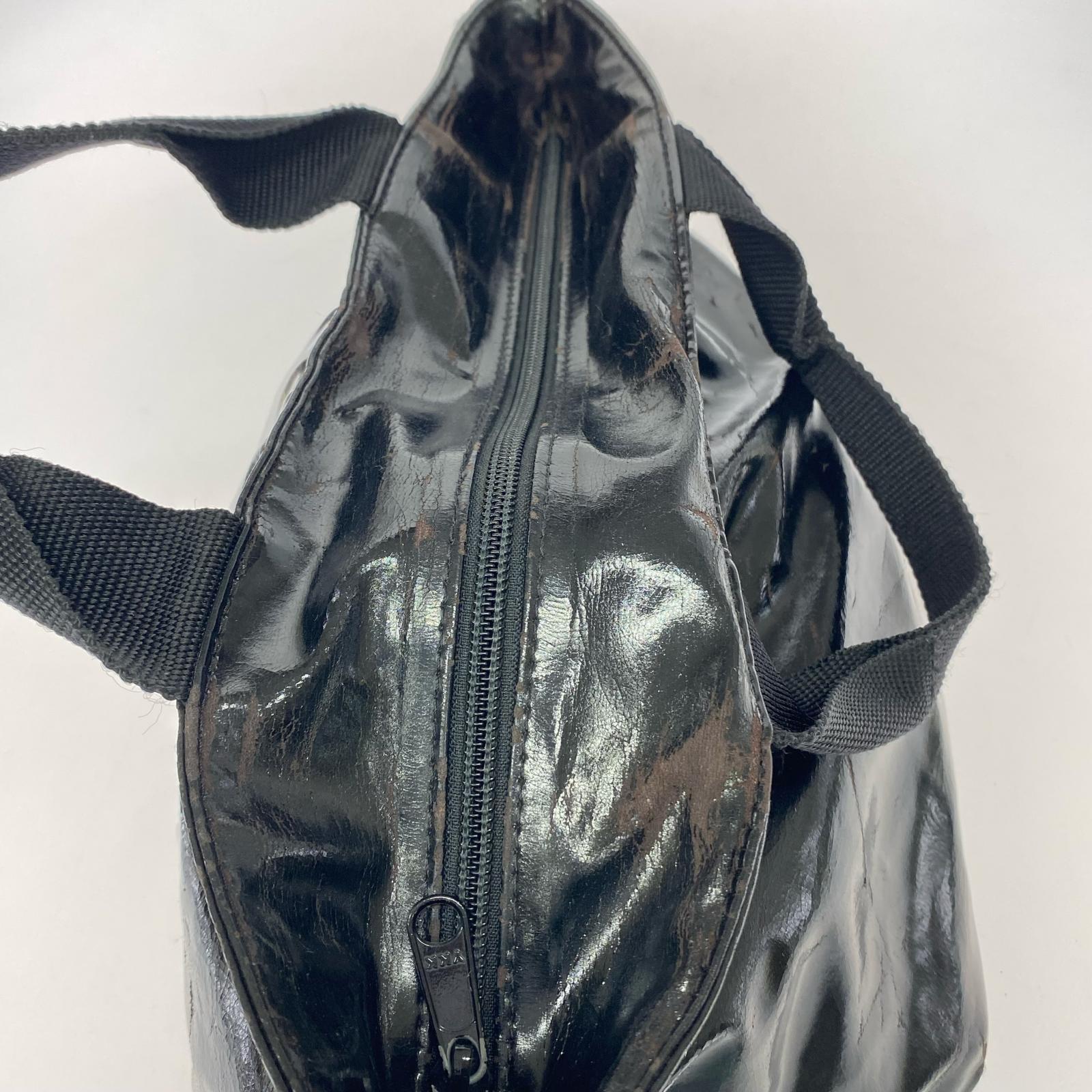 ハンドバッグ 舟形ミニハンドバッグ 黒 ブラック