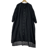 ワンピース universal tissu リネンワンピース BLK ブラック