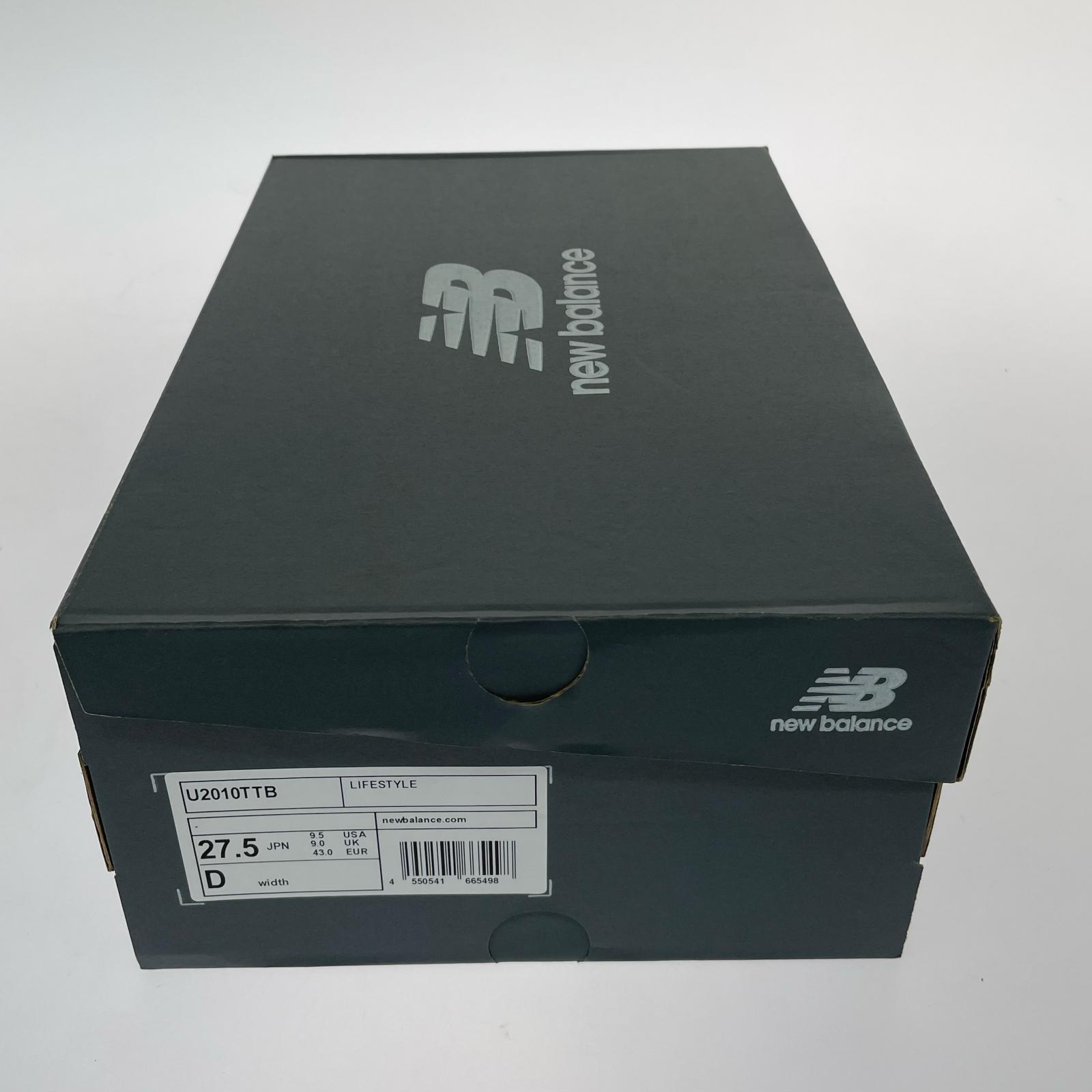スニーカー U2010TTB 黒 (27.5) 27.5cm (US9 1/2 UK9 EU45) ブラック