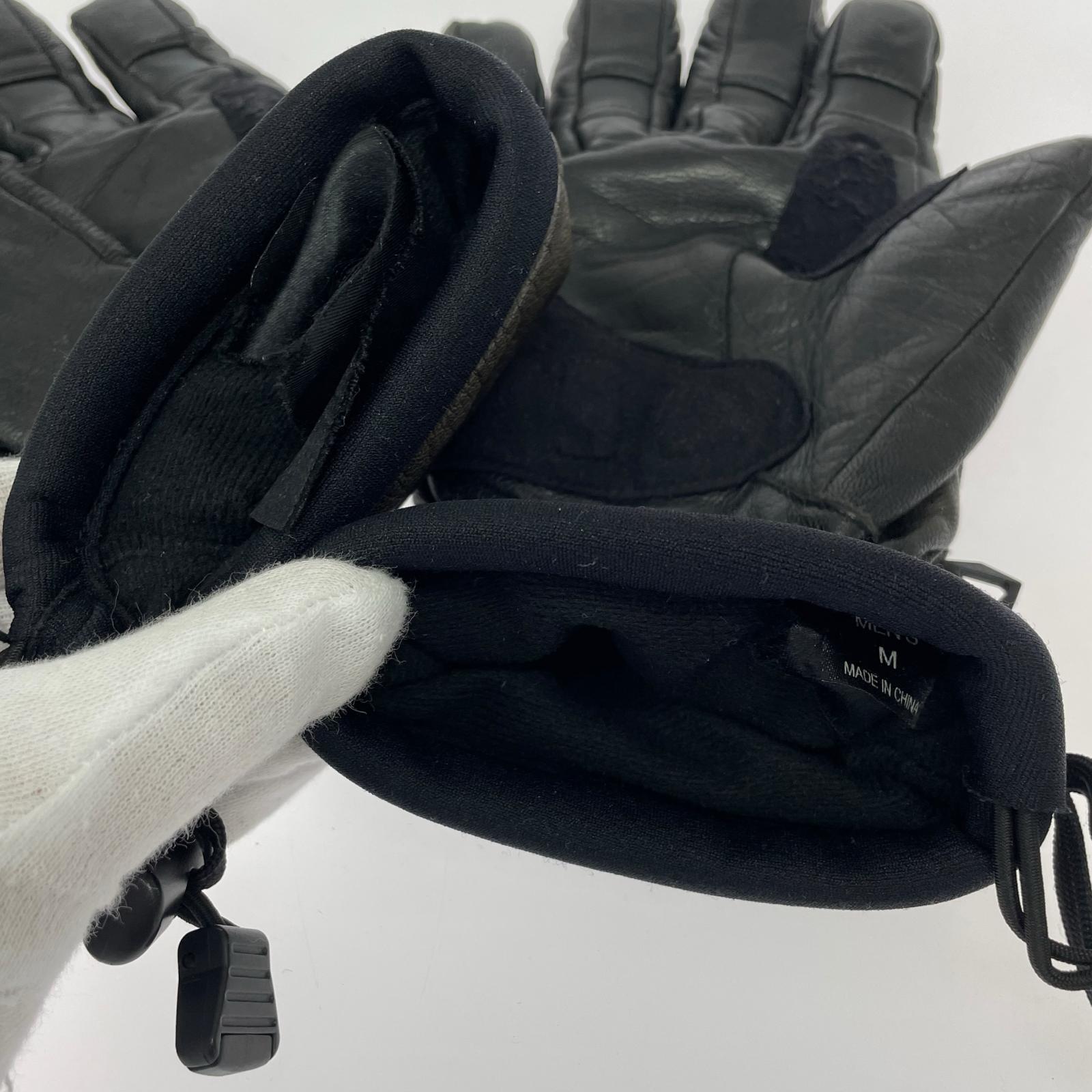 その他アクセサリー レザー 本革グローブ M ブラック