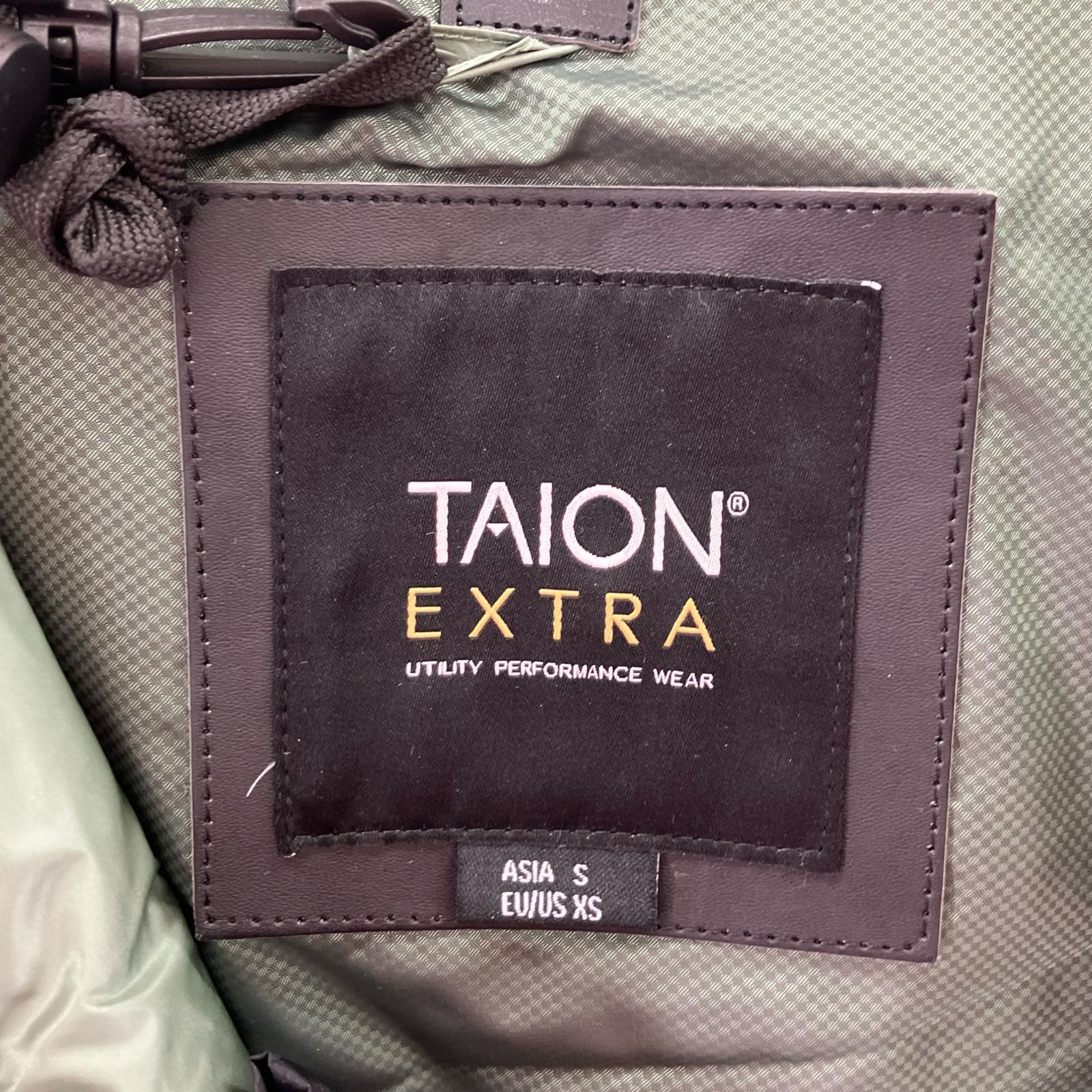 ダウンジャケット TAION S カーキ S