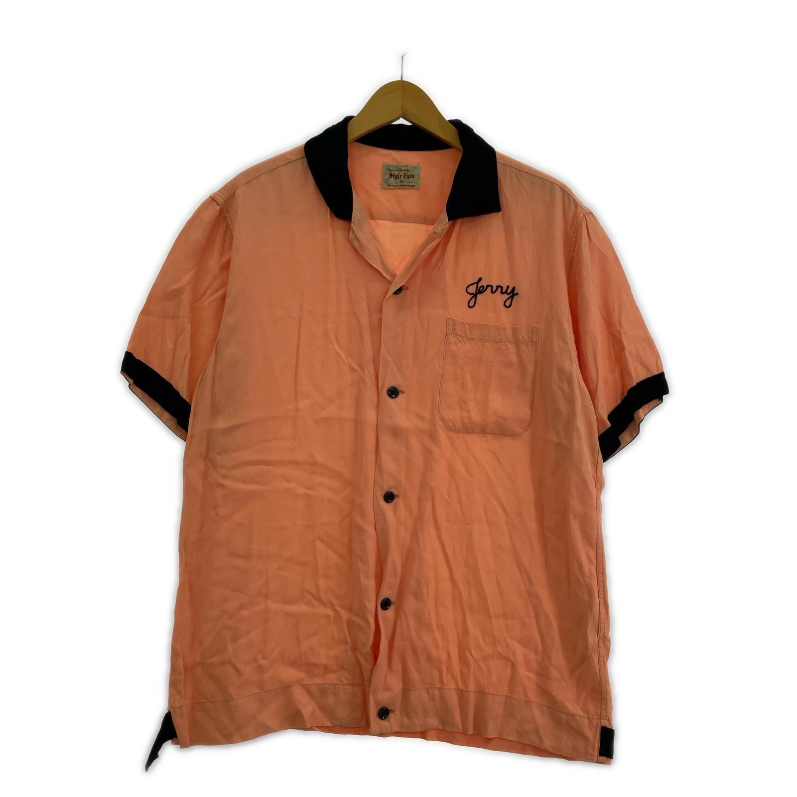 半袖シャツ Style Eyes ボーリングシャツ ピンク (M) M ピンク