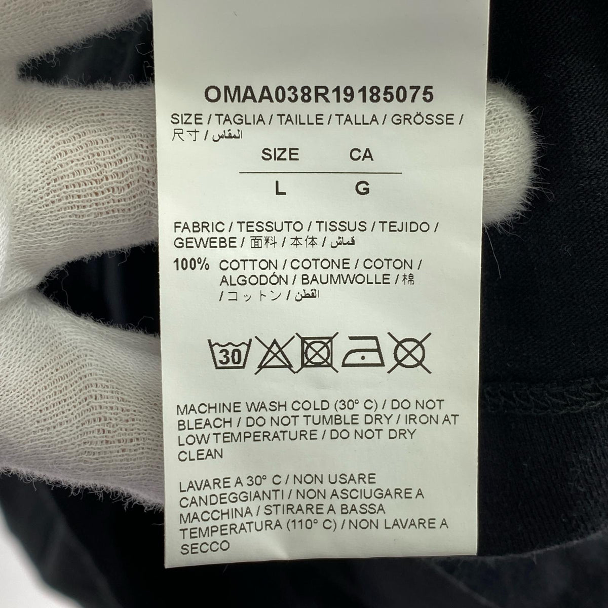長袖Tシャツ クロスアローTee/19SS/L L ブラック