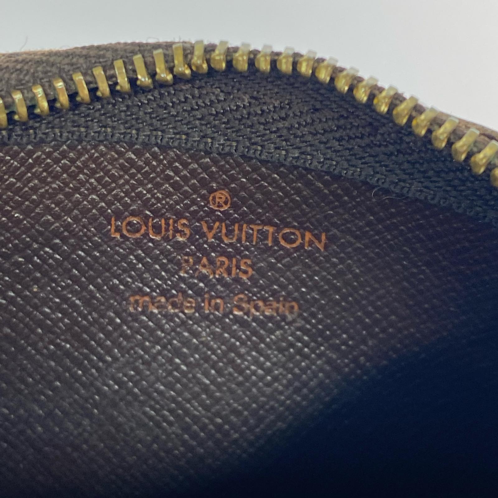 LV ダミエ エベヌ ポシェットクレ N62658/CA1004