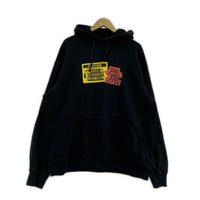 パーカー BLACK EYE PATCH×WACKO MARIA プリントパーカー XL ブラック ブラック