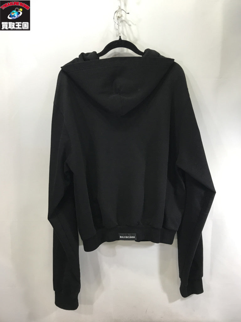 TAB WORN-OUT ZIP-UP HOODIE