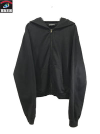 TAB WORN-OUT ZIP-UP HOODIE