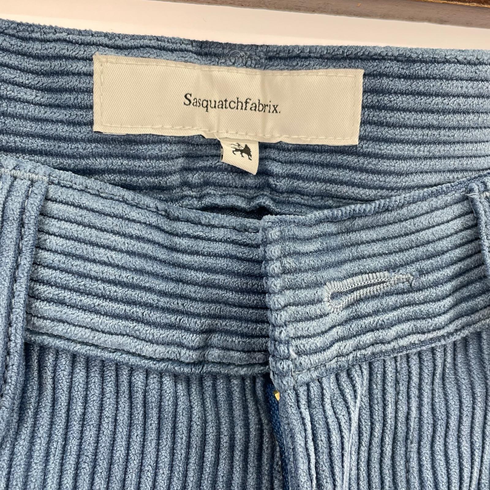 パンツ CORDUROY FLARE 5 POCKET PANTS 青 M ブルー