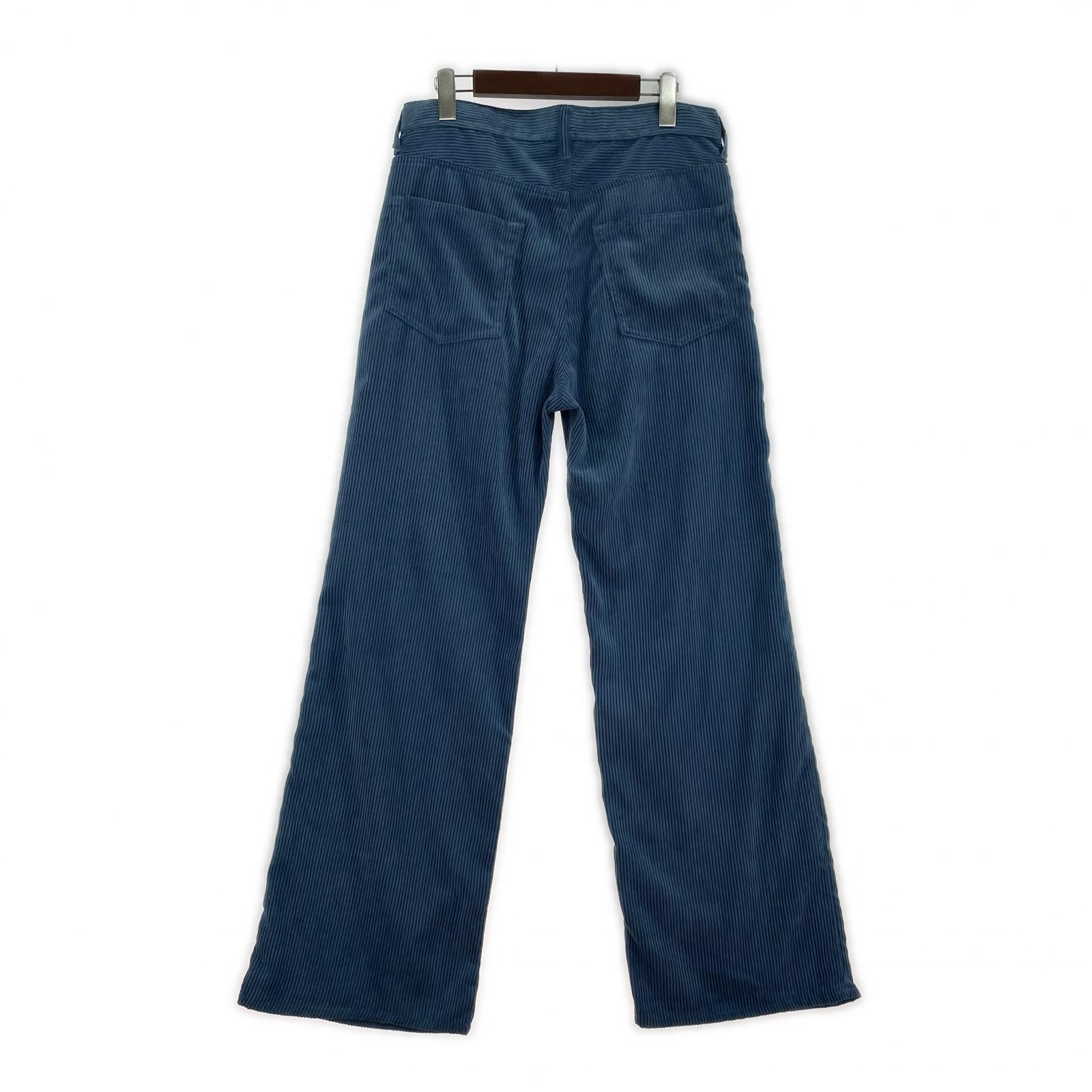 パンツ CORDUROY FLARE 5 POCKET PANTS 青 M ブルー