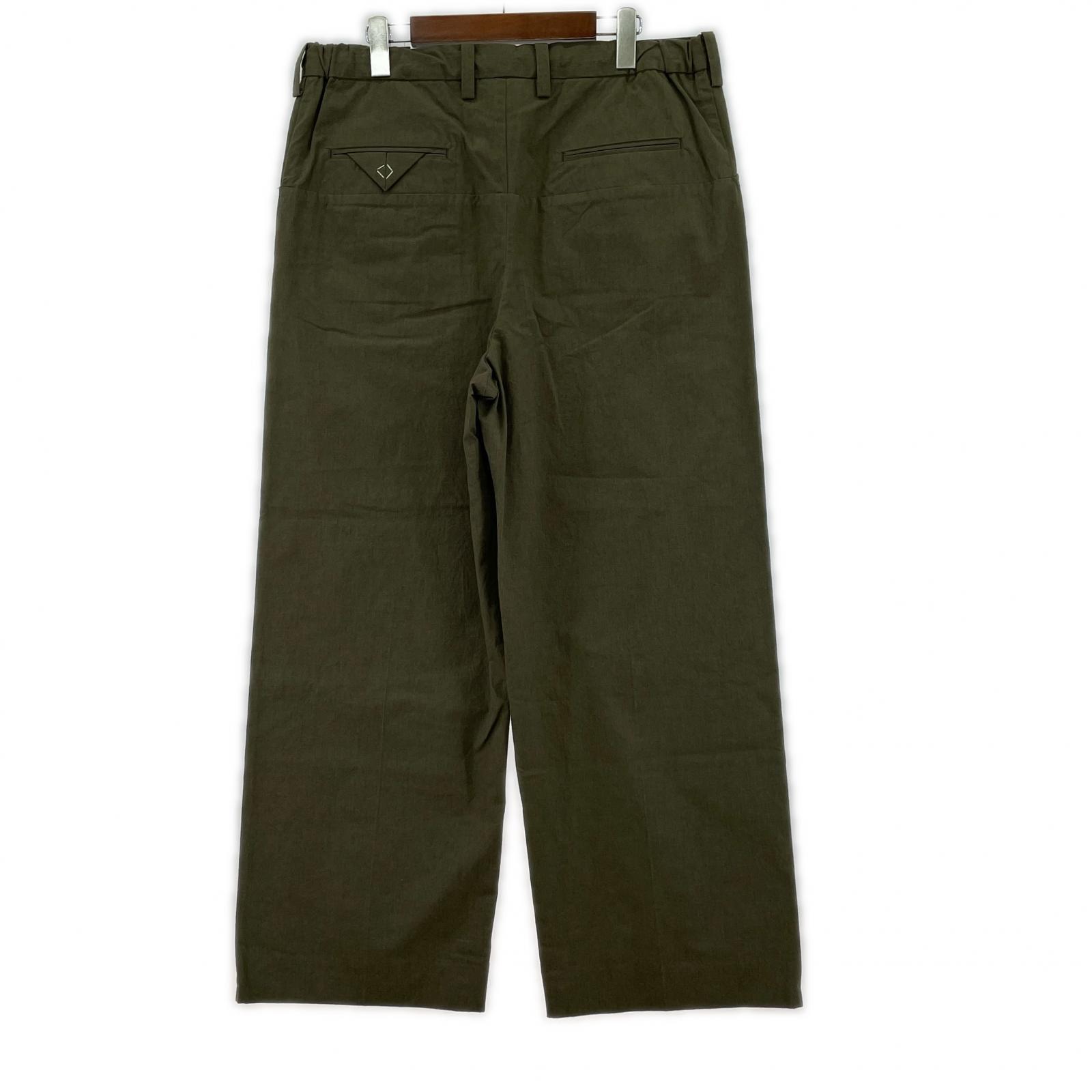 パンツ SOUND COTTON WIDE PANTS カーキ 2 カーキ