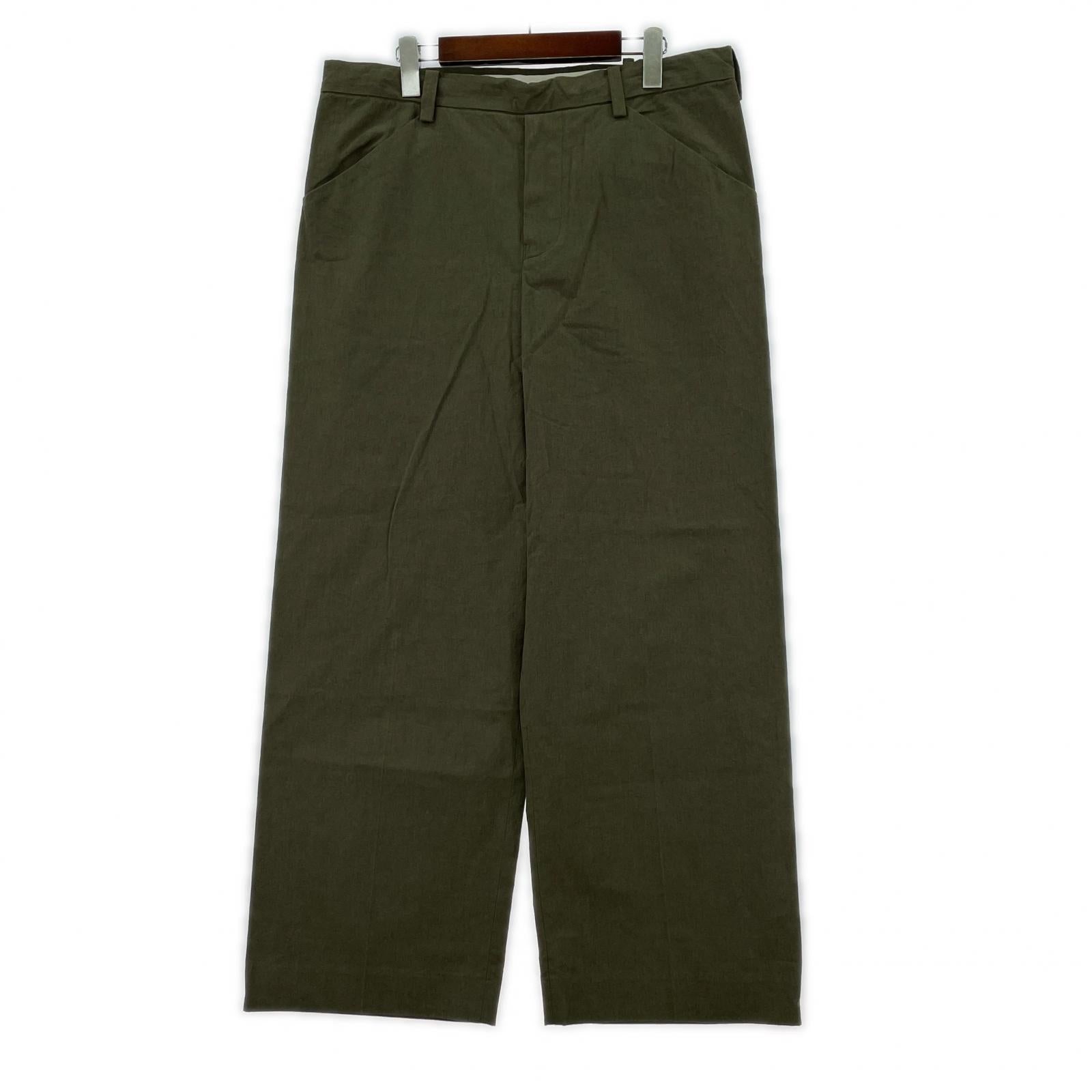 パンツ SOUND COTTON WIDE PANTS カーキ 2 カーキ