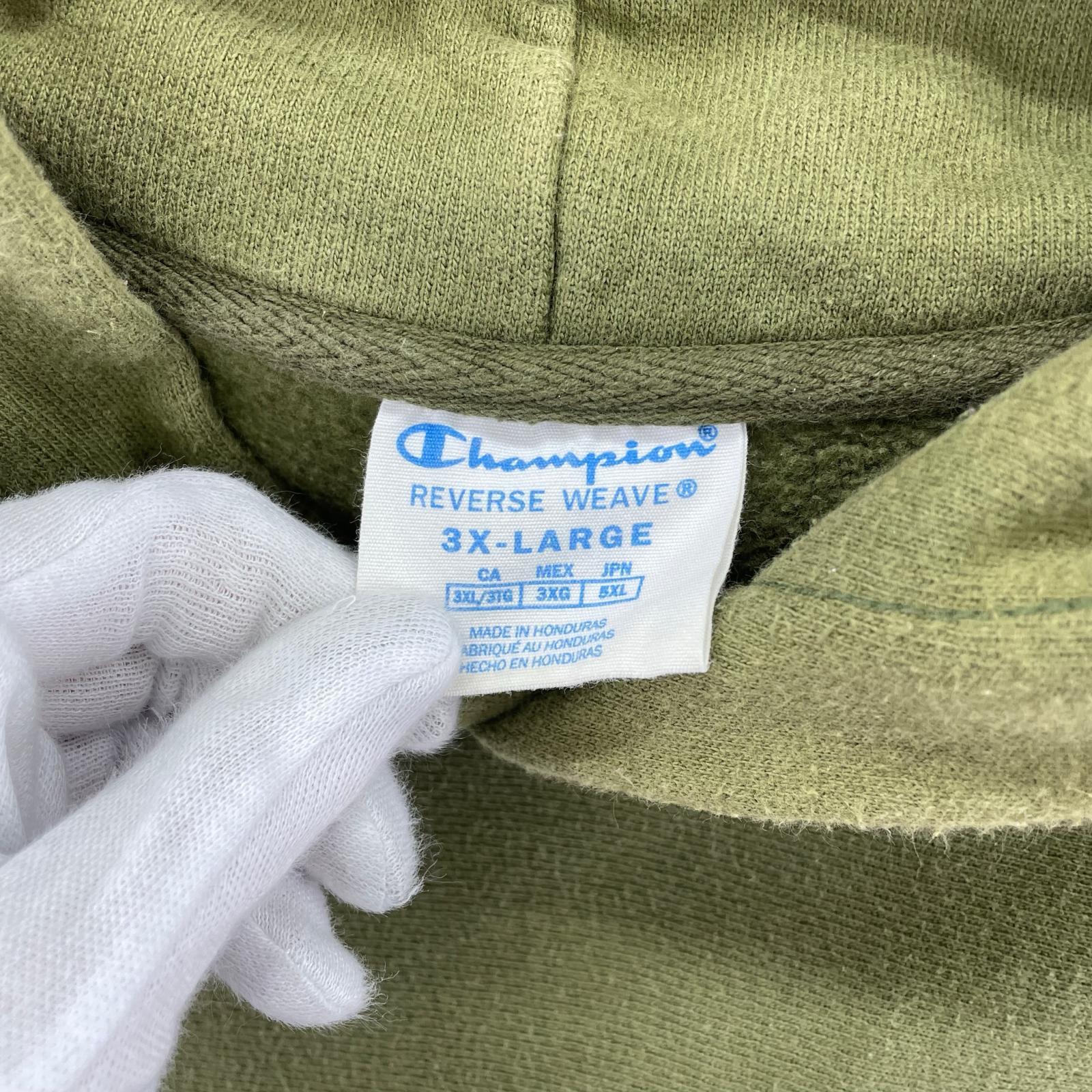 パーカー REVERSE WEAVE 緑 (3XL) グリーン