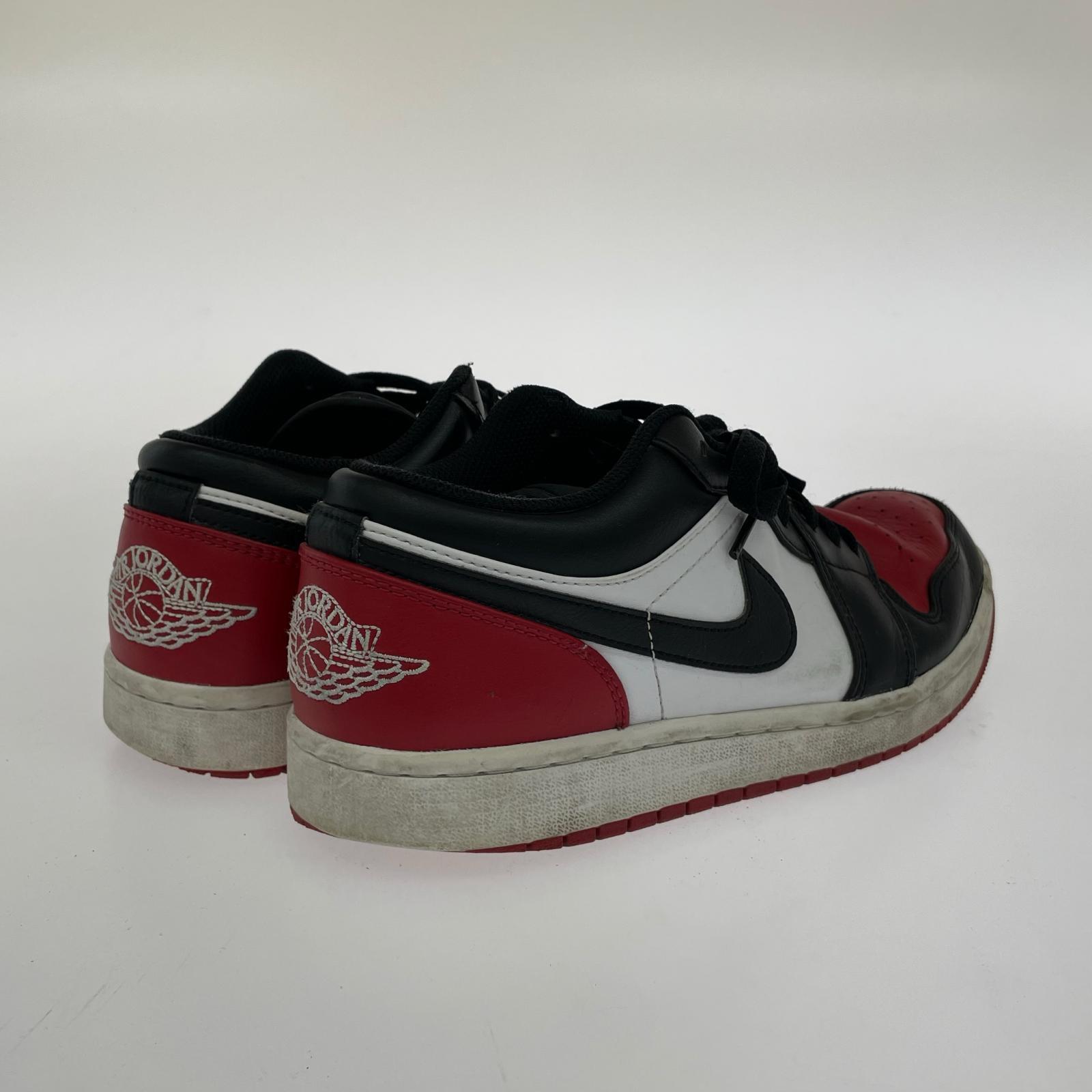 スニーカー AIR JORDAN 1 LOW Bred Toe(27.0) 27cm (US9 UK8 1/2 EU44)