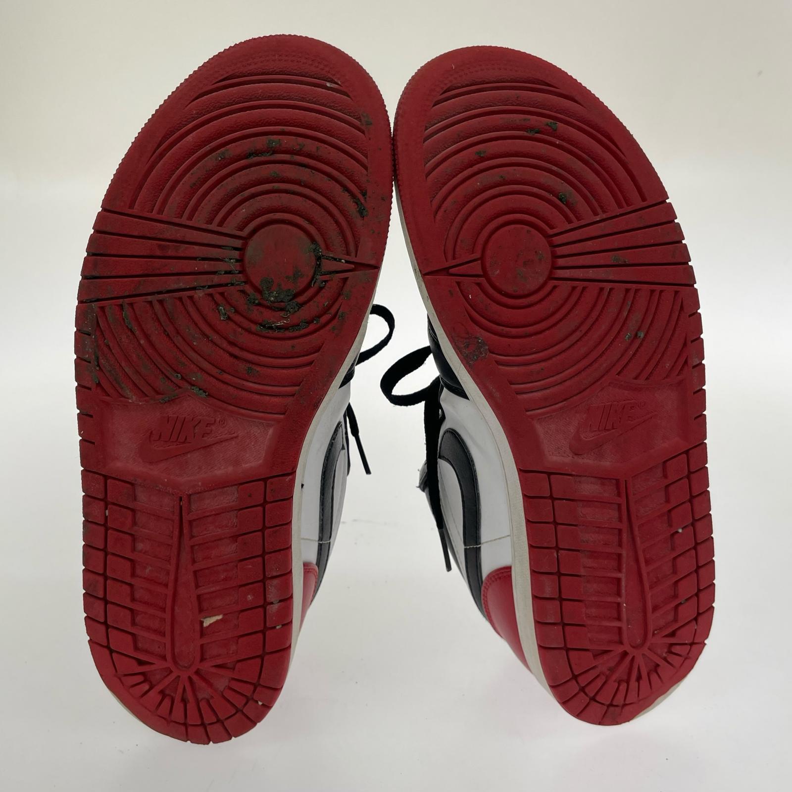 スニーカー AIR JORDAN 1 LOW Bred Toe(27.0) 27cm (US9 UK8 1/2 EU44)