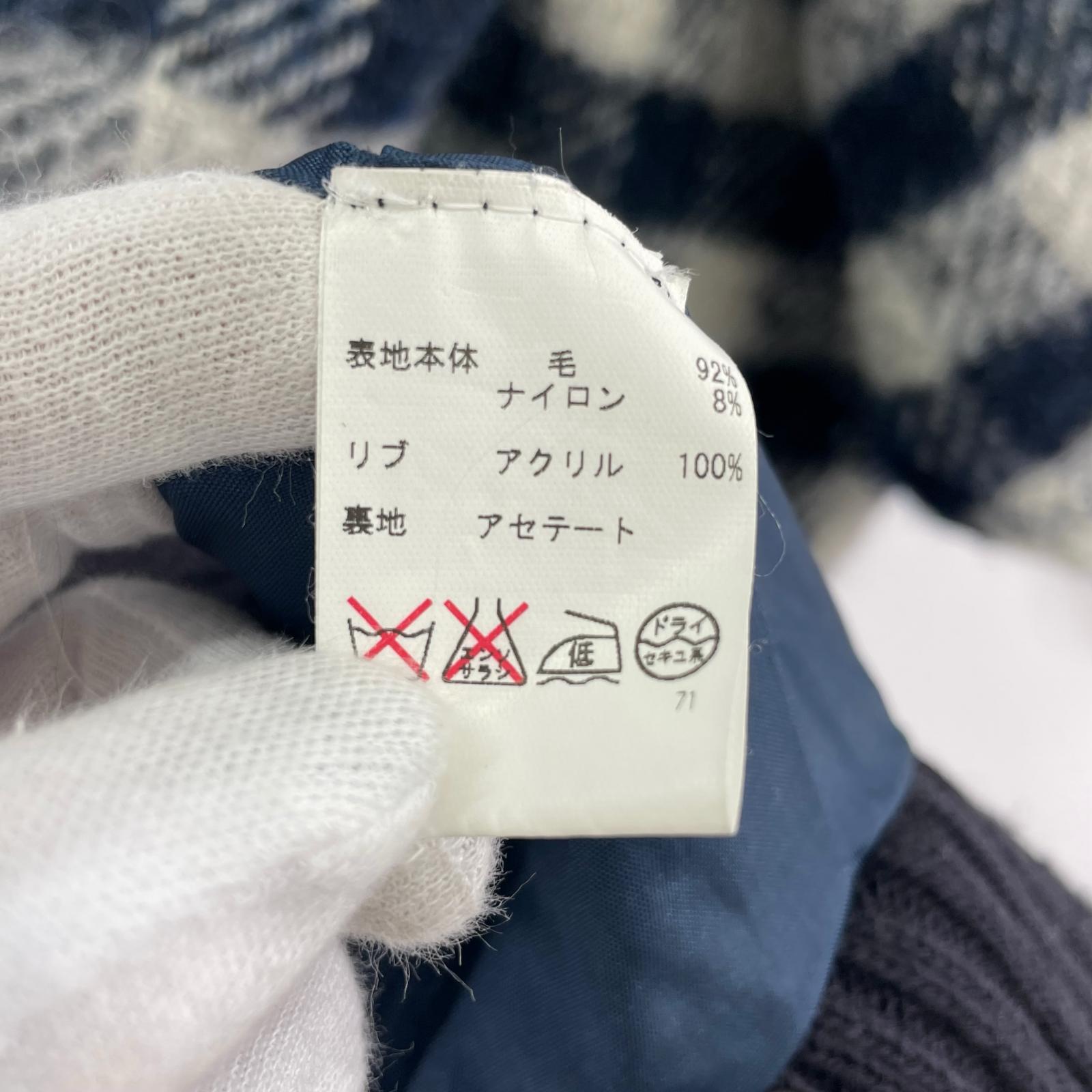 その他アウター ウールコート 8 ネイビー