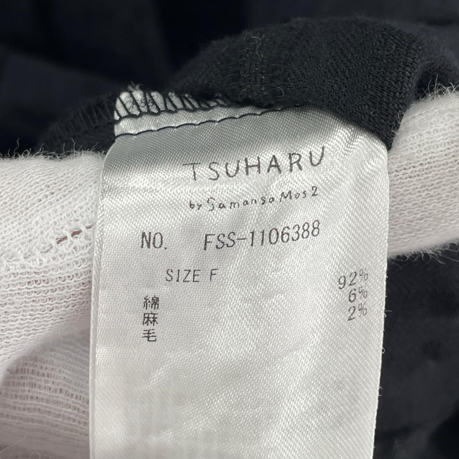ワンピース TSUHARU by Samansa Mos2 ワンピース 黒 ブラック